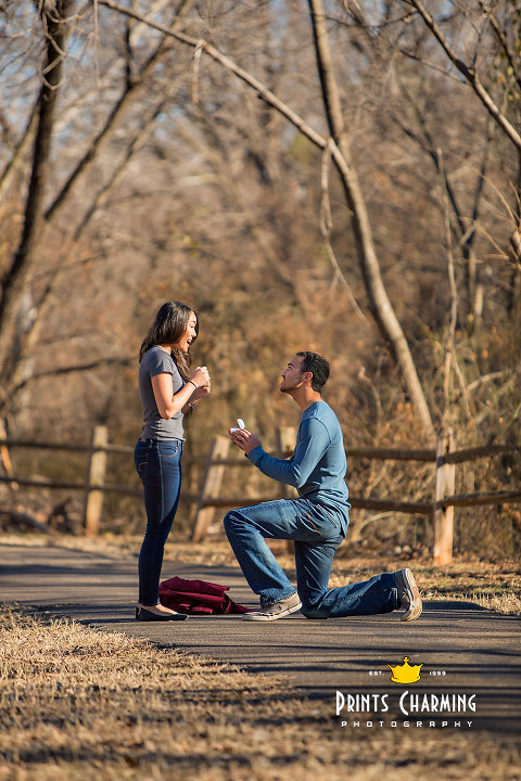 marriage proposal on one knee